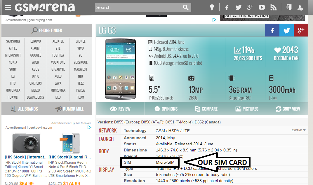 gsmstep2 What Sim Card Type Do I Have?